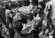 “No soporto pensar que estén muertos mis amigos” 19-9-85 / 7:17:47.